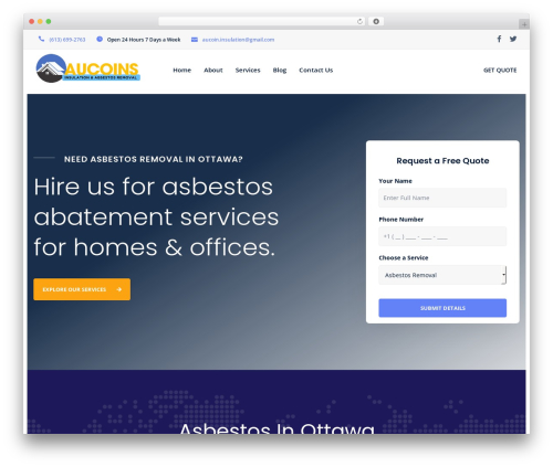 Moppers WordPress theme - aucoins.ca