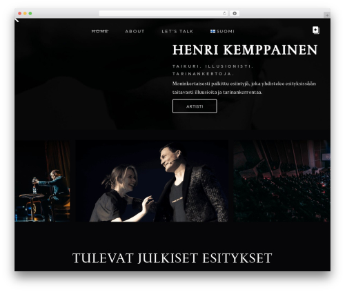 Pelicula WordPress theme - henrikemppainen.com