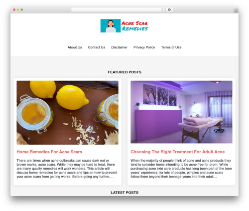 Theme WordPress Popcorn - acnescarremedies.com