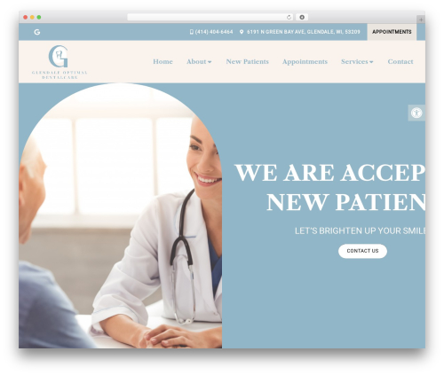 WordPress theme Activate - Child - glendaleoptimaldental.com
