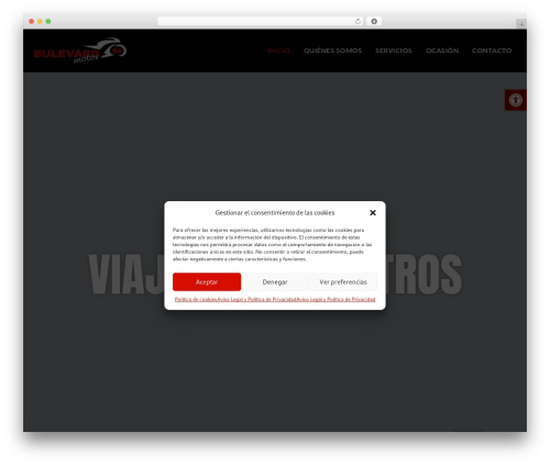 WordPress theme aeuroweb - bulevard86motos.com