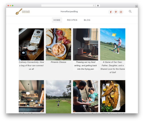 WordPress theme Genesis - foodislovemadeedible.com
