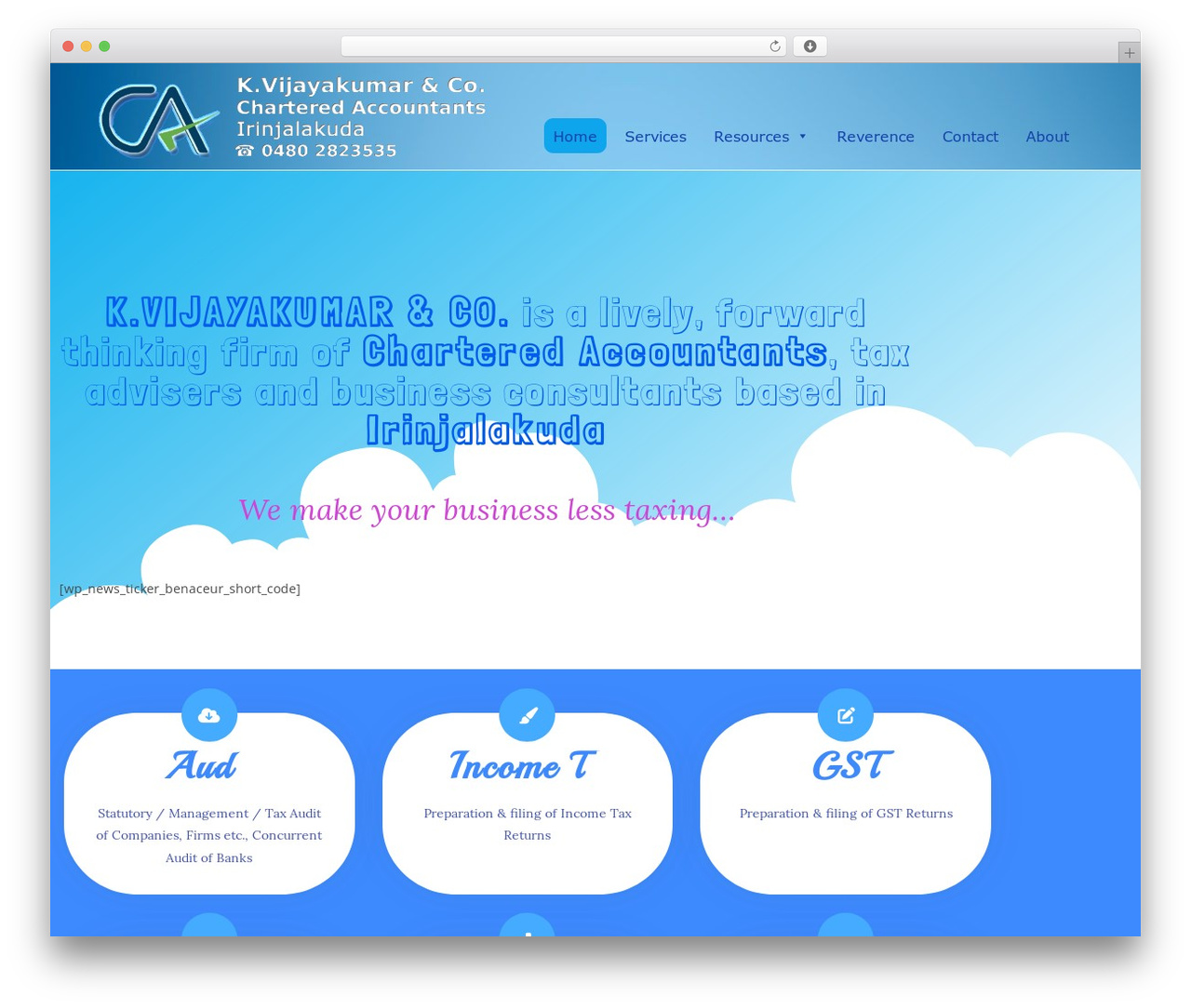 WordPress theme OceanWP - vijayakumarca.com