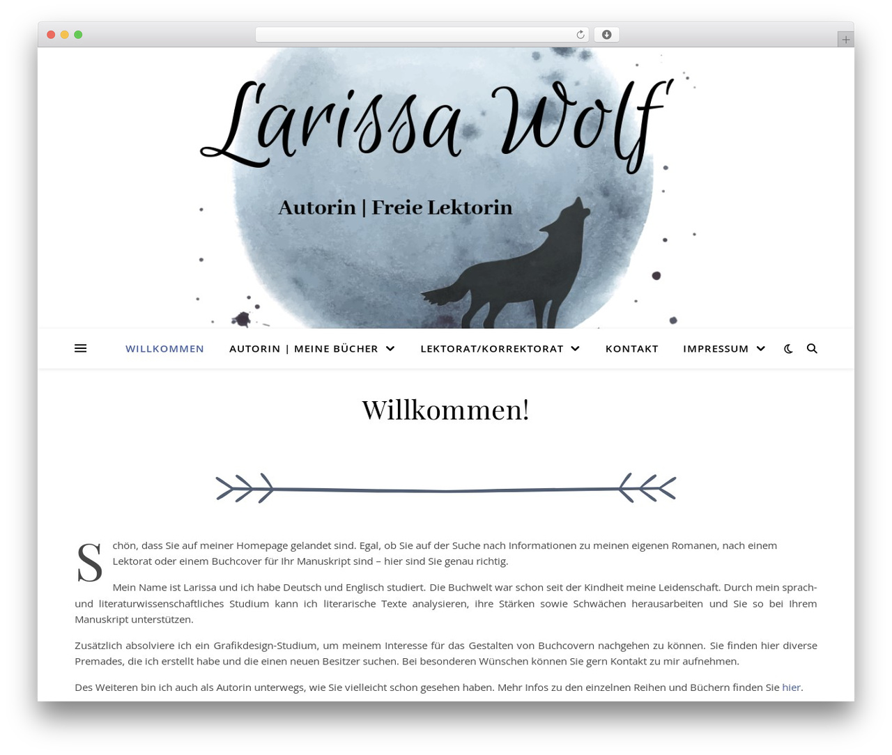 Ashe WordPress theme - larissawolf.com Ashe WordPress theme - larissawolf.com