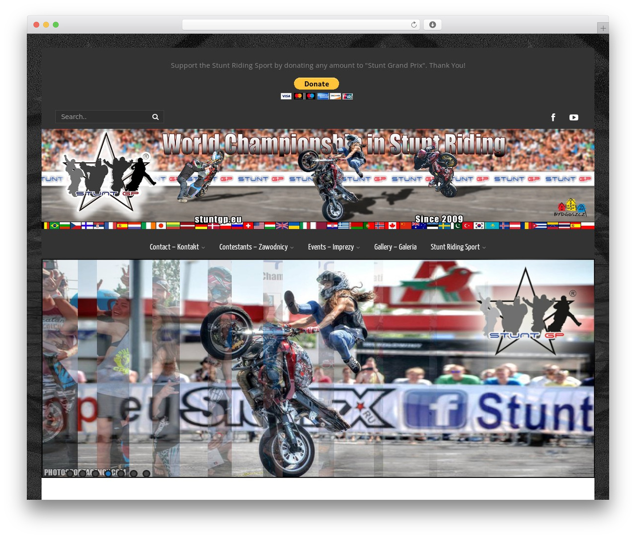 Asteria PRO WordPress website theme - stuntgp.eu