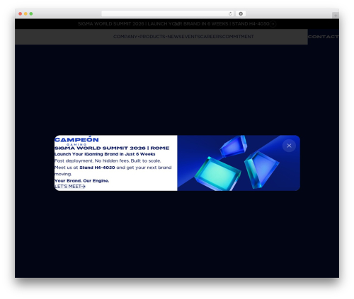 Best WordPress theme Campeon - campeongaming.com