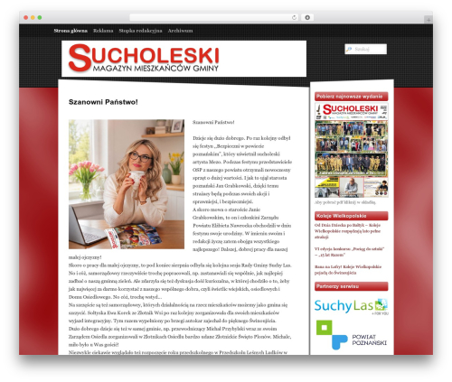 Best WordPress theme Sonar - sucholeski.eu