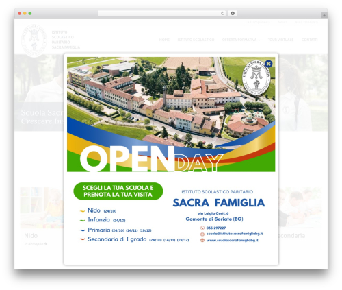 Best WordPress theme TEMABASE - scuolasacrafamigliabg.it