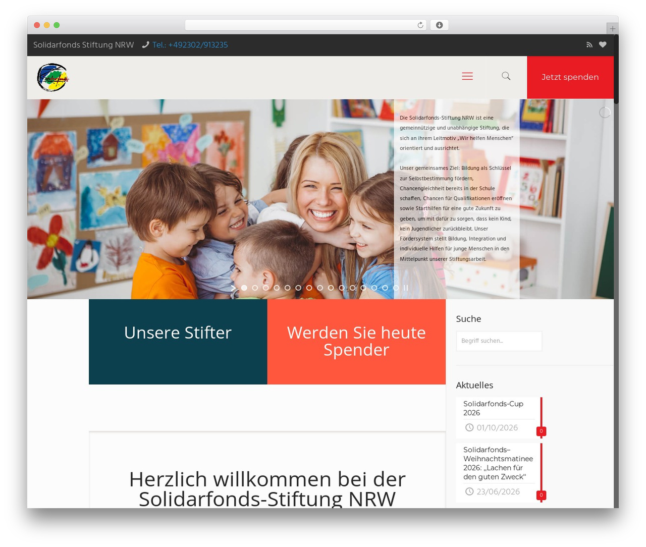 Betheme premium WordPress theme - solidarfonds-nrw.de