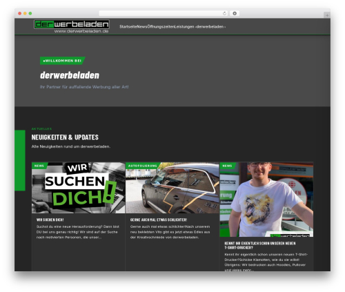 derwerbeladen premium WordPress theme - www.derwerbeladen.de
