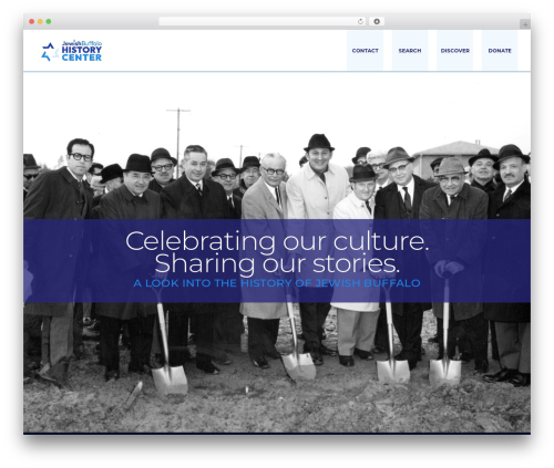 Divi best WordPress theme - jewishbuffalohistory.org