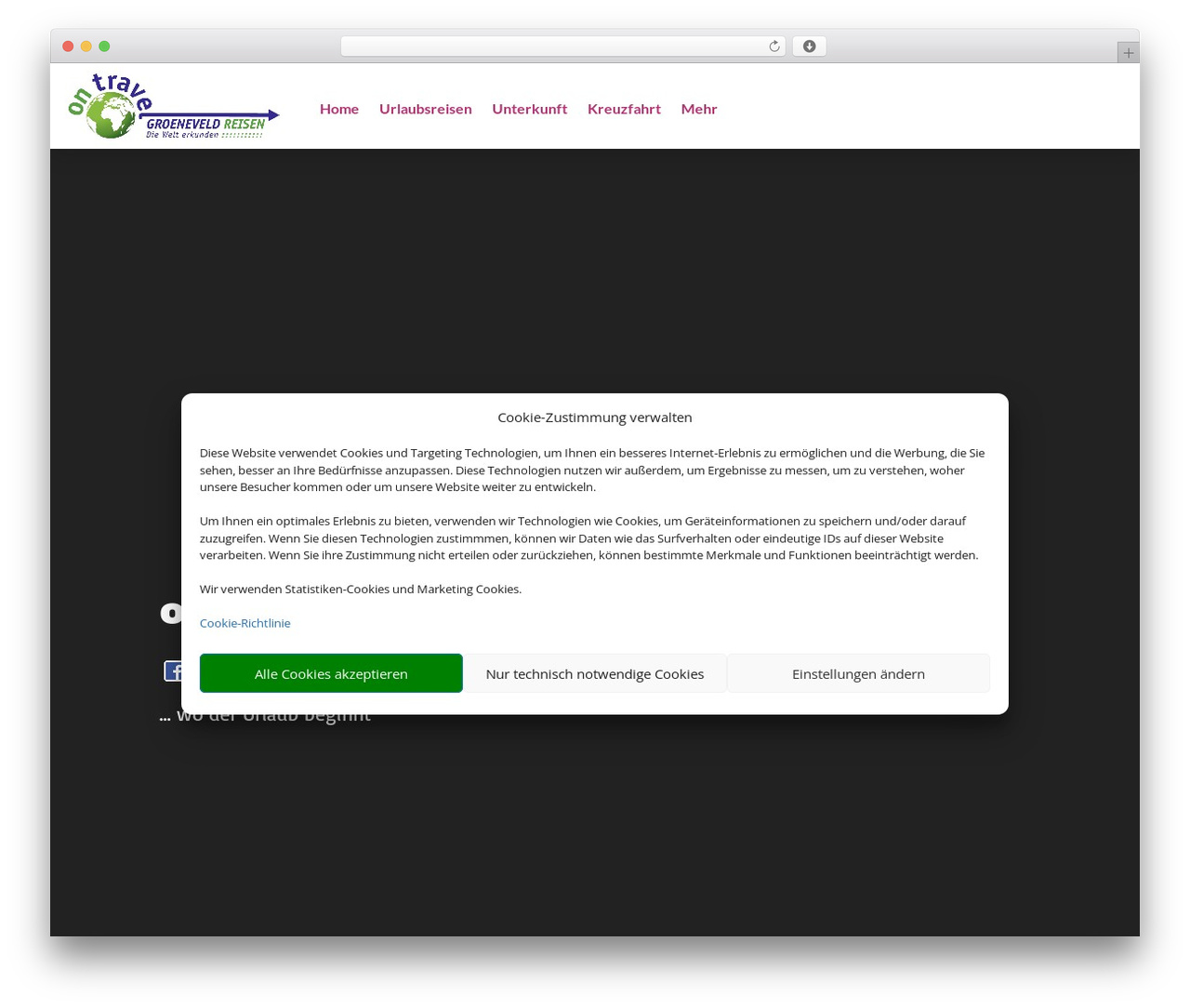 Divi WordPress travel theme - ontravel.de