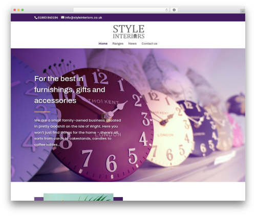 Divi WP theme - styleinteriors.co.uk