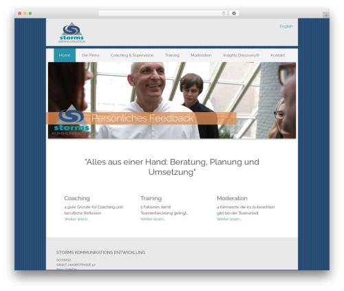 Genesis responsive header WordPress plugin - storms-kommunikation.ch