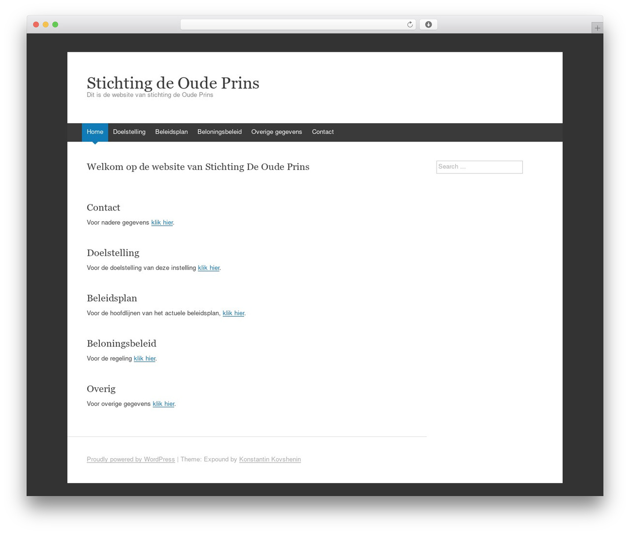 Expound top WordPress theme - sdop.nl