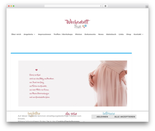 Woorechnung WordPress plugin - wochenbett-thun.ch