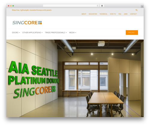Fintech WP theme - singcore.com