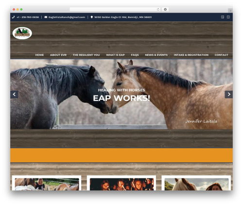Foundation Pro premium WordPress theme - eaglevistaranch.com