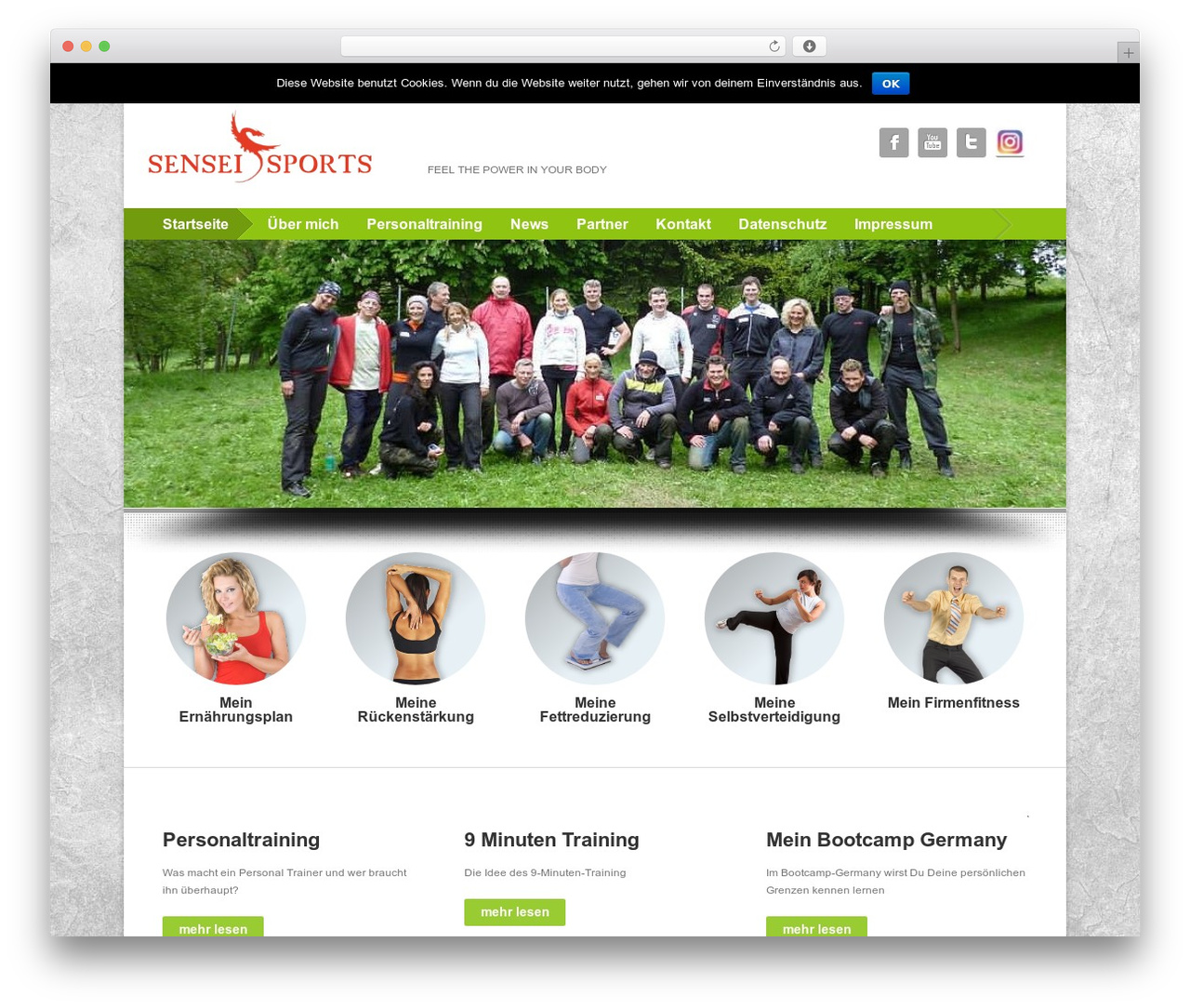 Freestyle WordPress website theme - sensei-consulting.de