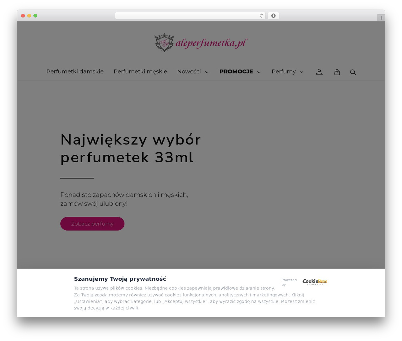GeneratePress WordPress theme - aleperfumetka.pl
