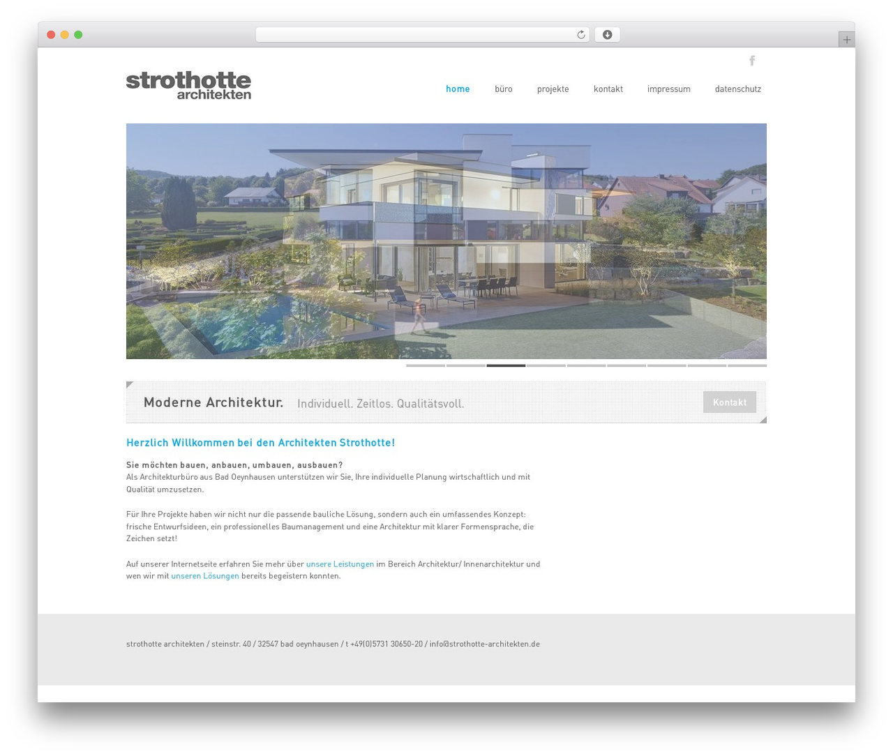 Goodspace WordPress theme - strothotte-architekten.de