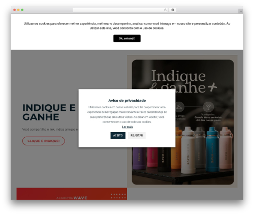 GymX gym WordPress theme - academiawave.com.br