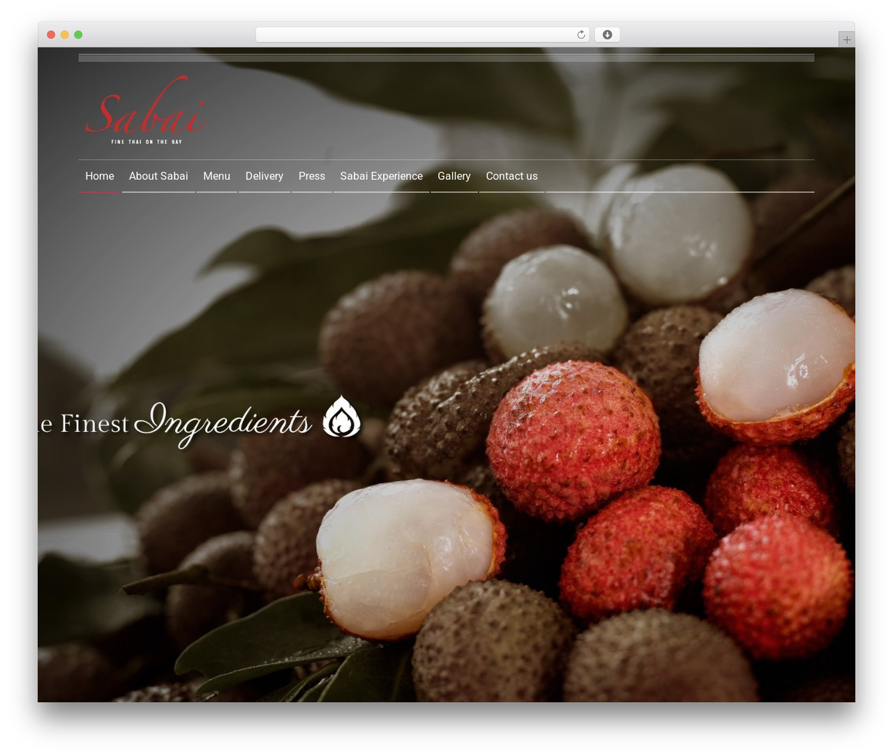Idol WordPress theme - sabaifinethai.com.sg