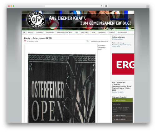 iNove WordPress theme - sw-osterfeine.de