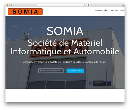 Integral WordPress theme - somia.fr