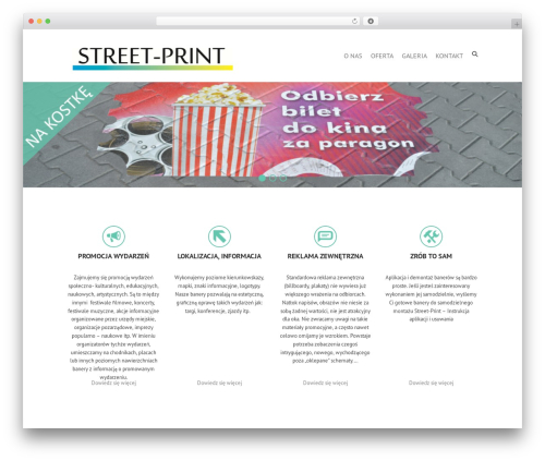 Interface free website theme - streetprint.pl