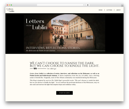 Janey WordPress theme - lettersfromlublin.com Janey WordPress theme - lettersfromlublin.com