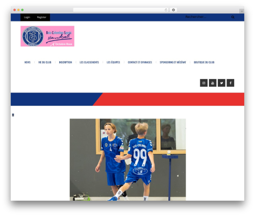 KickOff best WordPress theme - bois-colombes-handball.fr