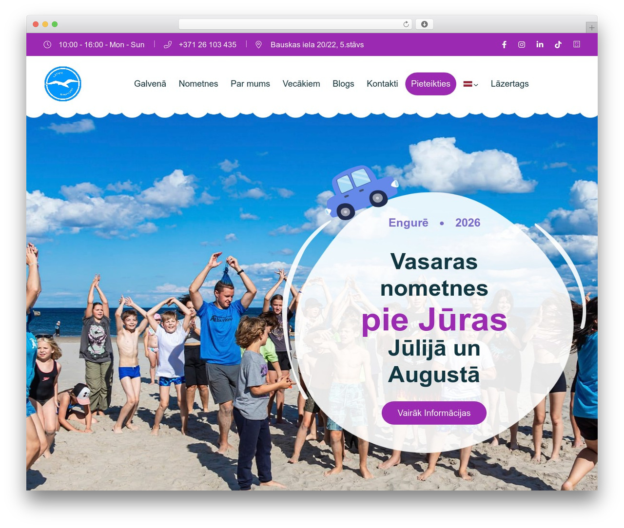 Knirpse Child premium WordPress theme - albatross.lv