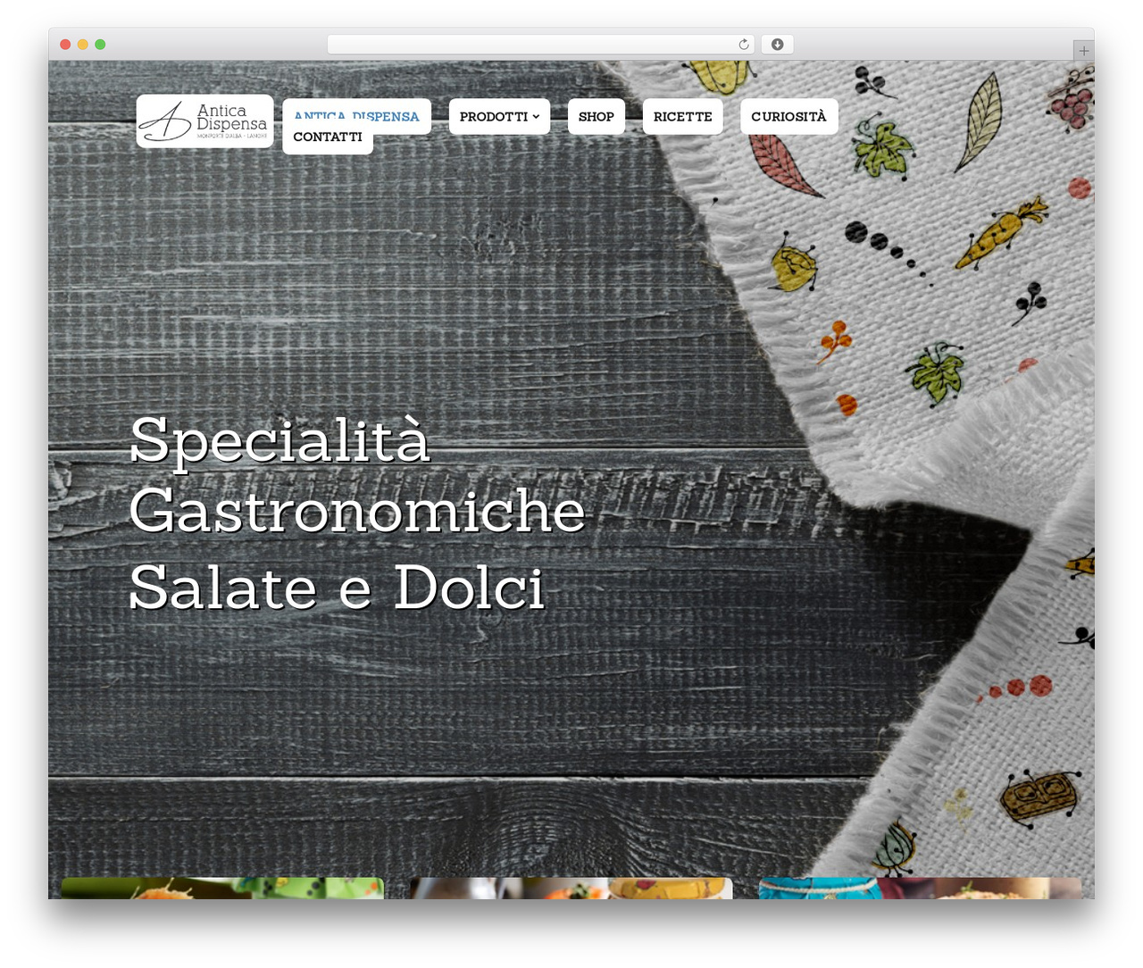 Kola WP theme - anticadispensa.it