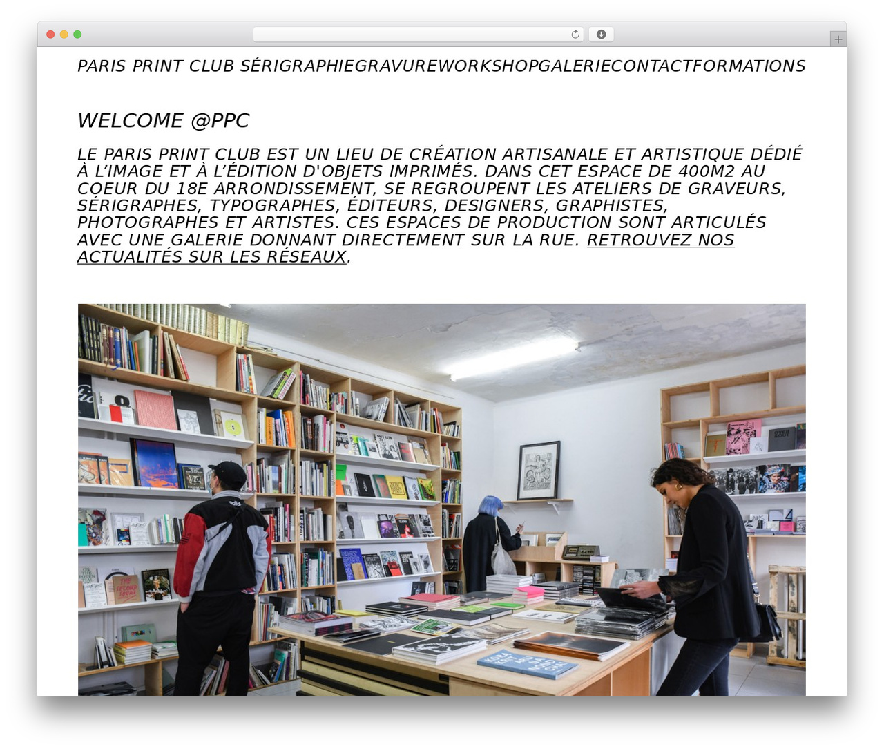 Lay Theme WordPress page theme - parisprintclub.com