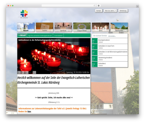 luxone best WordPress theme - st-lukas-nuernberg.de
