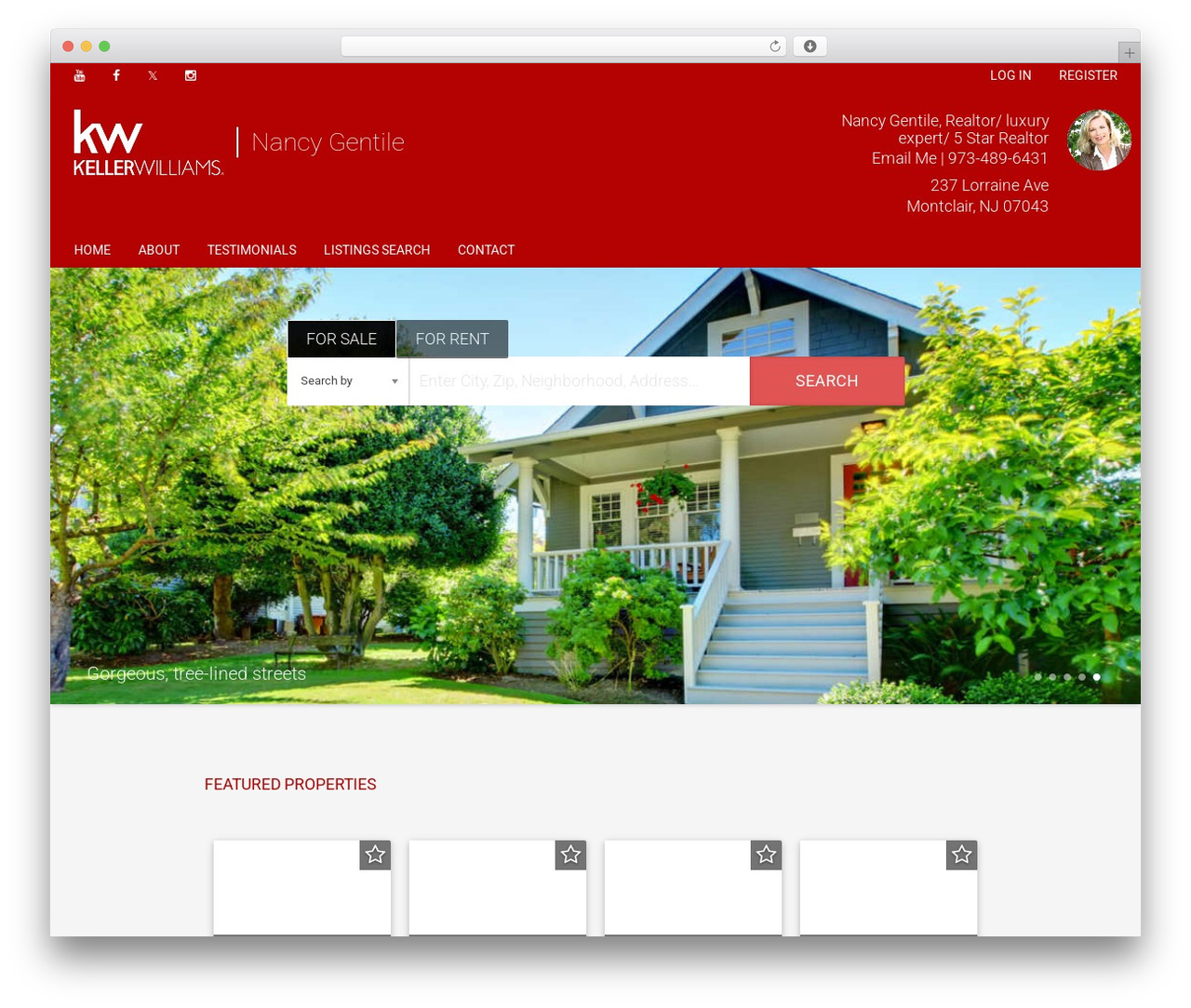Madison theme WordPress - nancygentile.com