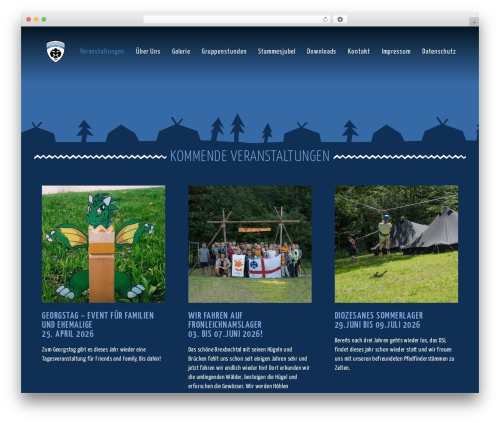 Ocean-child premium WordPress theme - dpsg-bierstadt.de
