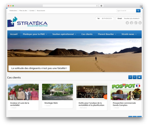Progress Wordpress Theme WordPress theme design - strateka.fr