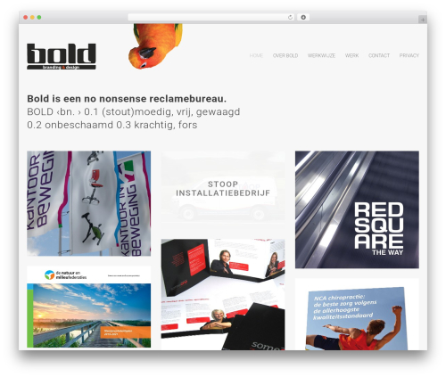 Proton WordPress theme - studiobold.nl