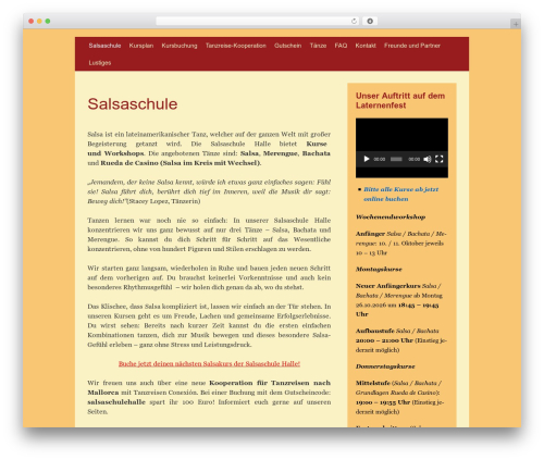 Responsive TwentyTen (responsive-twentyten) free WordPress plugin - salsaschule-halle.de