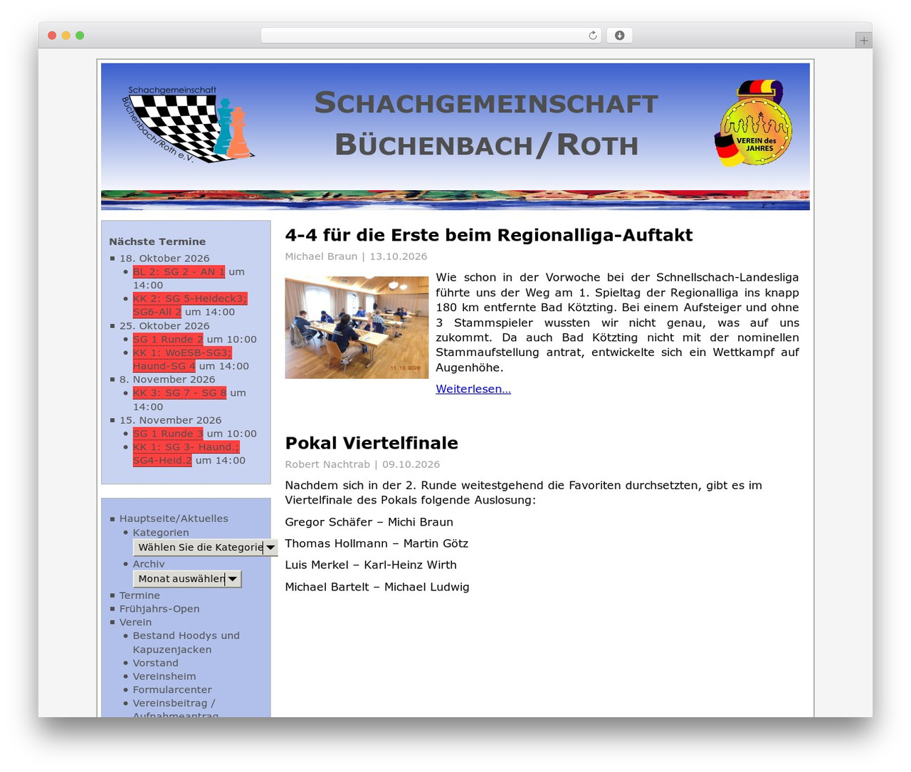 Schachgemeinschaft WordPress theme - sg-buechenbach-roth.de Schachgemeinschaft WordPress theme - sg-buechenbach-roth.de