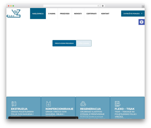 Skelementor best WordPress theme - gec.hr