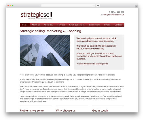 Skeleton Child theme WordPress - strategicsell.co.uk