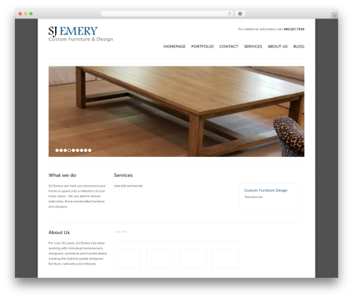 Solid WP WordPress theme - sjemeryfurniture.com