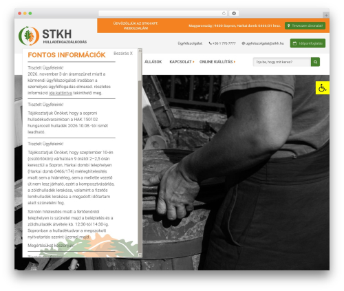 STKH (Twenty Nineteen Child) WordPress theme - stkh.hu