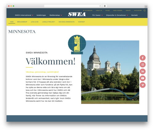 SWEA WordPress theme - minnesota.swea.org
