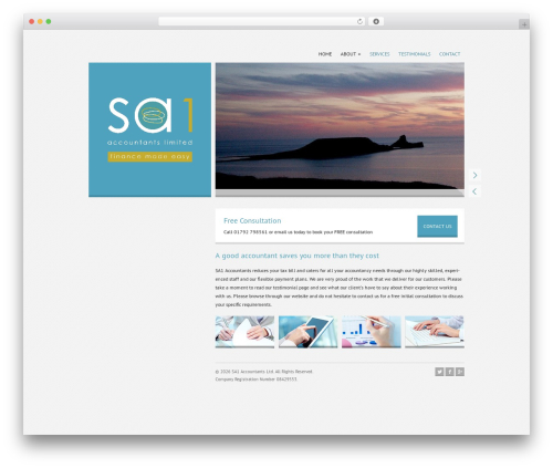 Theme WordPress OneStudio - sa1accountants.co.uk