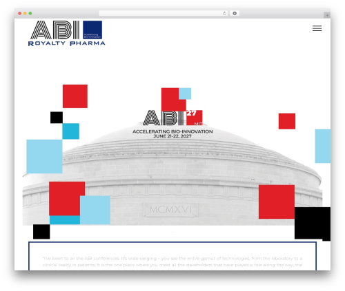 Theme WordPress ABI - abiconference.com