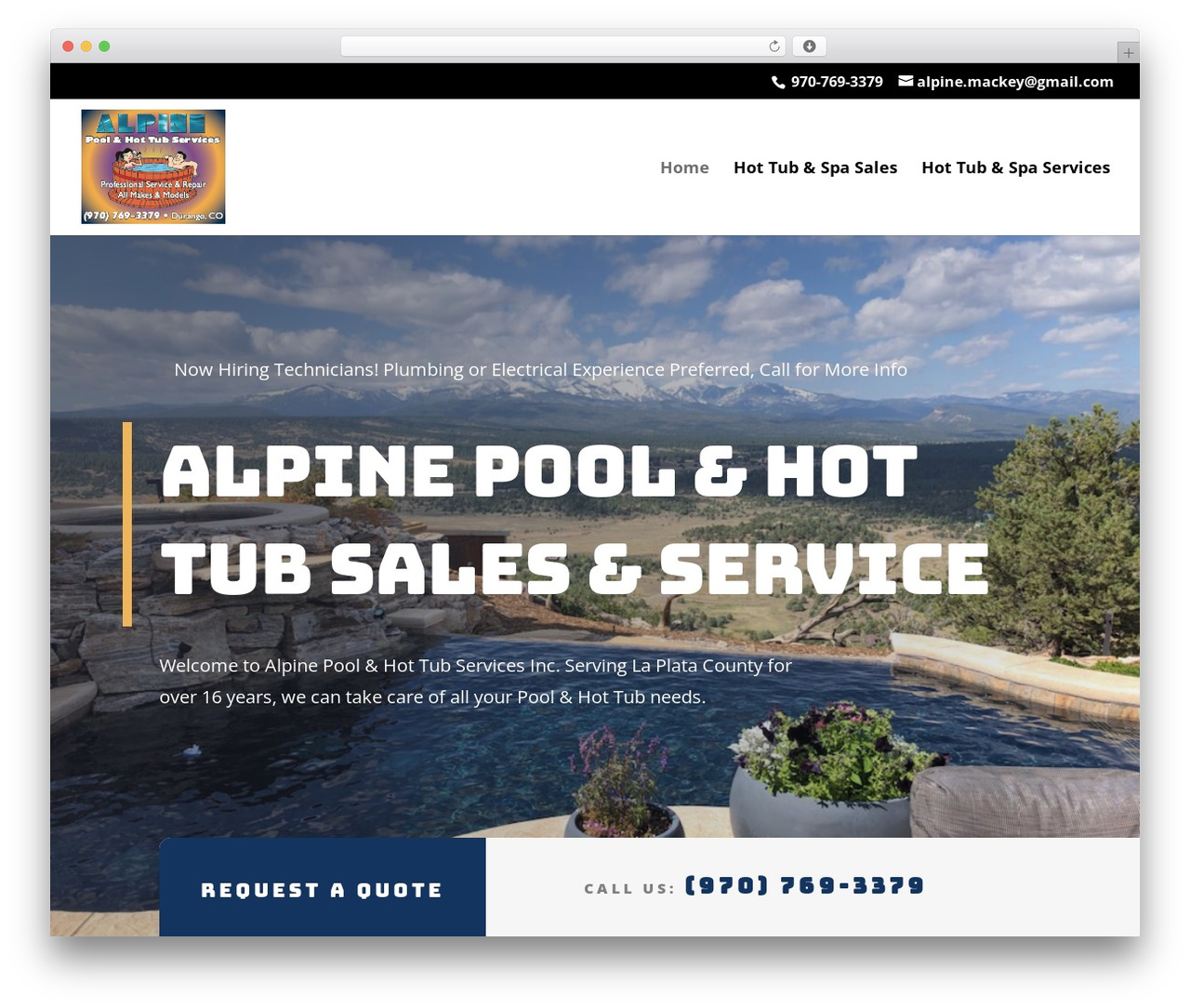 Theme WordPress BCI Divi child theme - alpinepoolandhottubservicesdurango.com